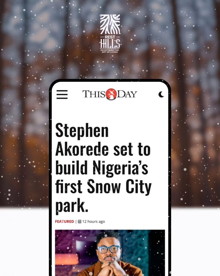 Stephen Akorede set to build Nigeria’s first Snow City park.