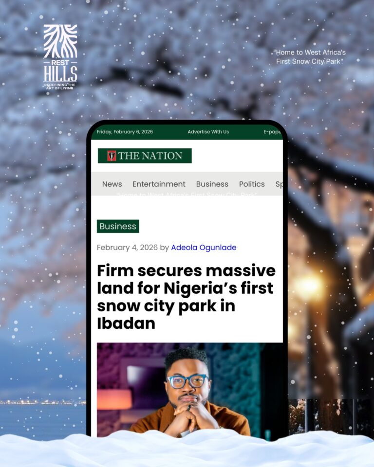 Firm secures massive land for Nigeria’s first snow city park in Ibadan