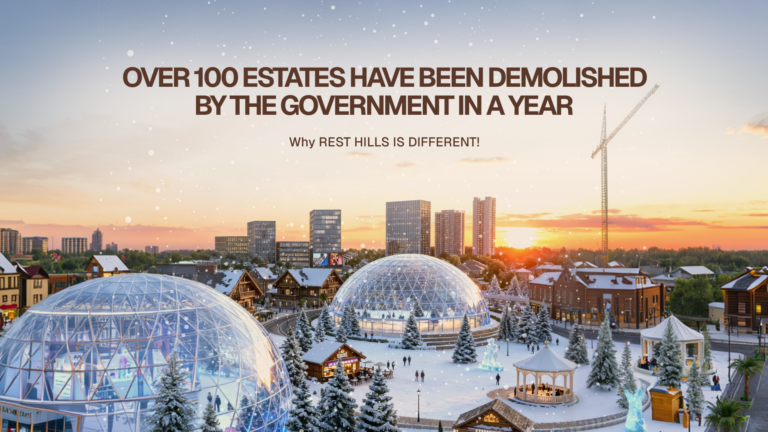 Over 100 estates have been demolished by the Government in a year- Why REST HILLS IS DIFFERENT